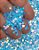 Micro-Apliques - Estrelinhas Azuis - Pacote 10 gramas - Imagem 1