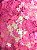 Micro-Apliques - Florzinha Rosa Chiclete - Pacote com 10 gramas. - Imagem 1