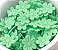 Florzinha de Tecido Pequena - Verde Menta - 20 unidades - Imagem 1
