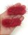 Pompom Felpudo Bigode - Vermelho Coral - Unidade - Imagem 1