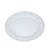 KIT 2 PRATOS RASOS EM CERAMICA BRANCA LINHA RENDADA PROVENCE 28 CM MESA POSTA - Imagem 2