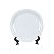 PRATO RASO LINHA IGUAÇU EM PORCELANA BRANCA 25,5 CM MESA POSTA 3 OPÇÕES DE KITS - Imagem 1