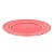 KIT 2 PRATOS RASOS LINHA POPPY EM PORCELANA CORAL 27,5 CM MESA POSTA - Imagem 2