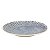 KIT 2 PRATOS RASOS LINHA BOMBAIN EM PORCELANA AZUL 27 CM MESA POSTA - Imagem 2
