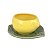 BOWL LIMÃO COM PIRES EM CERAMICA ESMALTADA AMARELO 300 ML MESA POSTA E UTILIDADE - Imagem 2