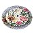 KIT 2 PRATOS DE SOBREMESA LINHA GARDEN EM CERAMICA BEGE FLORAL 20 CM MESA POSTA - Imagem 5