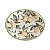 KIT 2 PRATOS DE SOBREMESA LINHA MONACO LIMONE EM CERAMICA BRANCA ESTAMPA LIMÕES 20,5 CM MESA POSTA - Imagem 3