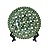 KIT 2 PRATOS FUNDOS LINHA FOLIAGE EM CERAMICA ESTAMPA BEGE E VERDE 21 CM MESA POSTA - Imagem 1