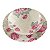 KIT 2 PRATOS FUNDOS LINHA ROSE GARDEN EM CERAMICA BEGE E ROSA 21,3 CM MESA POSTA - Imagem 4