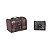 KIT 2 MINI BAÚS RETRÔ DE MADEIRA COM FECHADURA PORTA TRECOS 6 MODELOS - Imagem 1
