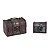 KIT 2 CAIXAS BAÚ MADEIRA MARROM RETRÔ DECORAÇÃO E UTILIDADE 6 MODELOS - Imagem 2