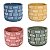 CACHEPOT LINHAS EM CIMENTO RUSTICO 10,5 X 12,5 CM DECORAÇÃO E UTILIDADE 4 OPÇÕES DE CORES - Imagem 1