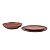 KIT 2 PRATOS RASOS BIO STONEWARE VERÃO EM CERÂMICA TELHA 27,5 CM MESA POSTA - Imagem 5