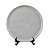 JOGO 2 PRATOS DE SOBREMESA LINHA BIO VIT EM CERAMICA CINZA 21,5 CM MESA POSTA - Imagem 1