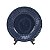 JOGO 2 PRATOS SOBREMESA LINHA ROMA DEEP BLUE EM CERÂMICA AZUL 21 CM MESA POSTA - Imagem 1