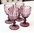 JOGO COM 6 TAÇAS DE VINHO ELEGANCE 210 ML VIDRO EM 3 OPCÕES DE CORES - Imagem 3