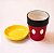 VASO MICKEY DE CERÂMICA COM BASE MESA POSTA E FESTA INFANTIL PARA ARRANJOS NATURAIS OU PERMANENTES - Imagem 4
