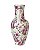 VASO DECORATIVO GRANDE DE CERÂMICA ESTAMPADA PARA FLORES NATURAIS OU PERMANENTES 51X25X23 CM - Imagem 2