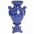VASO DECORATIVO CERAMICA COBALTO EGITO 32 X 19 X 12 CM DECORAÇÃO E ARRANJOS FLORAIS - Imagem 1