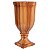 VASO DECORATIVO CANELADO EM CERAMICA MADEIRA 40 X 20 X 20 CM ARRANJOS FLORES ARTIFICIAIS E NATURAIS - Imagem 2