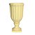 VASO DECORATIVO CANELADO EM CERAMICA AMARELO CREME 40 X 20 X 20 CM ARRANJOS FLORES ARTIFICIAIS E NATURAIS - Imagem 1