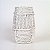 VASO DECORATIVO RESINA CORDAS 28,5 X 17,5 CM DECORAÇÃO E ARRANJOS - Imagem 3