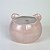 CACHEPOT COALA ROSE EM CERAMICA 11,7 X 14 X 13 CM DECORAÇÃO E UTILIDADE - Imagem 4