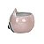 CACHEPOT GUAXINIM ROSE EM CERAMICA 13,5 X 14 X 13,5 CM DECORAÇÃO E UTILIDADE - Imagem 3
