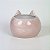 CACHEPOT GUAXINIM ROSE EM CERAMICA 13,5 X 14 X 13,5 CM DECORAÇÃO E UTILIDADE - Imagem 4