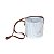 CACHEPOT BRANCO SUSPENSO COM ALÇAS EM CIMENTO 11,5 X 12,3 CM DECORAÇÃO E ARRANJOS - Imagem 2