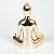 ENFEITE ESCULTURA YOGA PORCELANA DOURADA 11 X 5 X 8 CM DECORAÇÃO DE AMBIENTES - Imagem 3