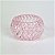 PORTA VELA REDONDO DE VIDRO ROSA BICO DE JACA 5 X 7 CM DECORAÇÃO MESA POSTA - Imagem 3
