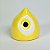 ENFEITE DECORATIVO MEIO LIMAO SICILIANO CERAMICA 7 X 7 CM DECORAÇÃO DE AMBIENTES - Imagem 2