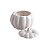 BOWL ABOBORA EM CERAMICA BRANCA COM TAMPA 8,6 X 9 CM UTILIDADE COZINHA CASA - Imagem 4