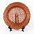 KIT 2 SOUSPLATS REDONDOS VAZADO EM RATTAN BEGE 32 CM MESA POSTA - Imagem 1