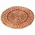 KIT 2 SOUSPLATS REDONDOS COMPACTO EM RATTAN BEGE 32 CM MESA POSTA - Imagem 2