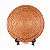 KIT 2 SOUSPLATS REDONDO CHAPADO EM RATTAN BEGE 35 CM MESA POSTA - Imagem 1