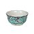 KIT 2 BOWLS EM CERAMICA ESMALTADA AZUL FLORAL TIFFANY 600 ML 7 X 14,5 CM MESA POSTA E UTILIDADE - Imagem 1