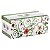 JOGO 2 PEÇAS AÇUCAREIRO E CREMEIRA 250 ML EM CERÂMICA BRANCA ESTAMPADA MESA POSTA CAFÉ DA MANHÃ - Imagem 4
