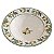 KIT 2 PRATOS FUNDOS LINHA MONACO LIMONE EM CERAMICA BRANCA ESTAMPA LIMÕES 22 CM MESA POSTA - Imagem 2