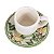 CONJUNTO XÍCARAS DE CAFÉ LINHA MONACO LIMONE EM CERÂMICA BRANCA PIRES ESTAMPA LIMÕES 70 ML MESA POSTA 6 UNIDADES - Imagem 2