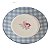 KIT 2 PRATOS RASOS LINHA MONACO SOFT BLUE EM CERAMICA BEGE AZUL ROSA 26 CM MESA POSTA - Imagem 2