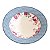 KIT 2 PRATOS FUNDOS LINHA MONACO SOFT BLUE EM CERAMICA BEGE AZUL ROSA 22 CM MESA POSTA - Imagem 3