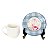 CONJUNTO XÍCARAS DE CAFÉ LINHA MONACO SOFT BLUE EM CERÂMICA BRANCA PIRES ESTAMPA BEGE AZUL ROSA 70 ML MESA POSTA 6 UNIDADES - Imagem 2