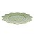 KIT 2 SOUSPLATS FOLHA VITORIA REGIA EM CERAMICA VERDE COBRE 37,5 CM MESA POSTA - Imagem 3