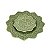 KIT 2 SOUSPLATS FOLHA VITORIA REGIA EM CERAMICA VERDE COBRE 37,5 CM MESA POSTA - Imagem 4
