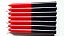 Vela palito Vermelho e Preto 18 cm 1 Kg - Imagem 1