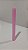 Vela palito rosa 18 cm 1 un - Imagem 1