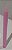 Vela palito rosa 18 cm 1 un - Imagem 2