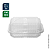 EMBALAGEM RETANGULAR PET CRISTAL 195 x 125 x 100MM COM TAMPA ARTICULADA CX C/ 100UN - Imagem 1